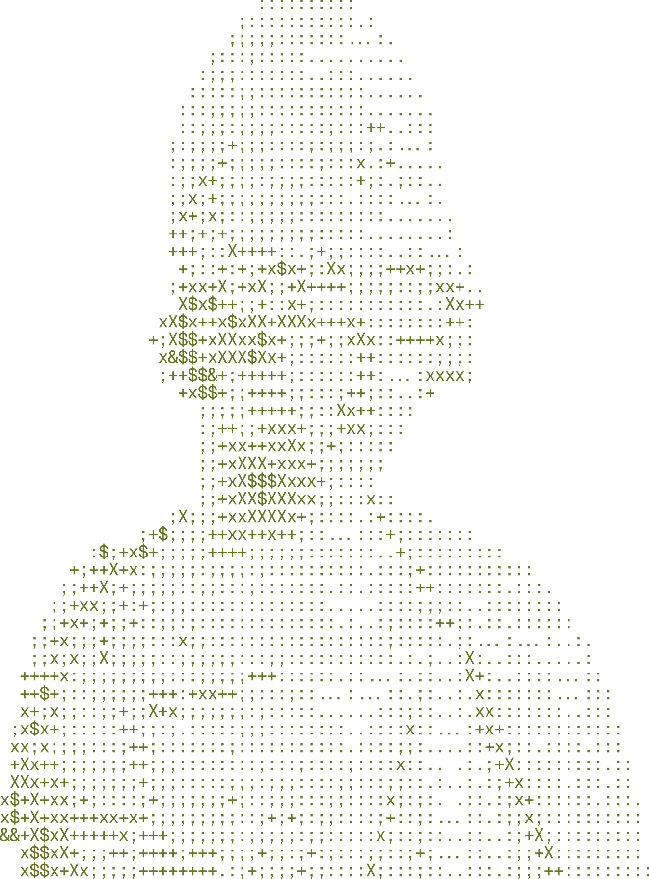Atenea ASCII illustration